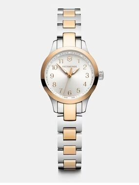 Victorinox Women's Two-Tone Gold and Silver Bracelet Watch